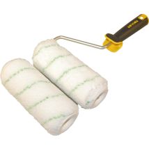 Rouleau Peinture Microfibre 14 Mm Long.180 Mm Pour Mur Et Plafond - Kit Gros Travaux Finition Mate Roulor - Tecnomat