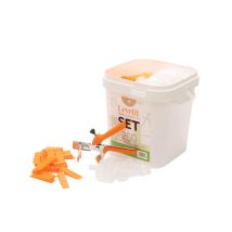 Croisillons Autonivelants Et Cales Pour Carrelage Ep.4 Mm Xl - Levelit (seau De 250) - Tecnomat