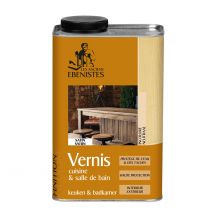 Vernis Bois Salle De Bain Satin Incolore 1 L - Les Anciens Ebenistes
