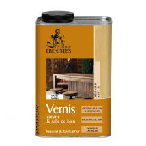 Vernis Bois Salle De Bain Satin Chêne Clair 1 L - Les Anciens Ebenistes