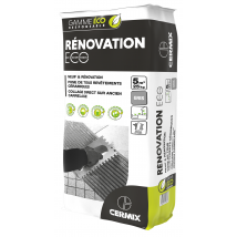 Colle Carrelage En Poudre Gris C2et Pour Sol Intérieur & Extérieur Et Mur Intérieur 25 Kg - Rénovation Eco Cermix