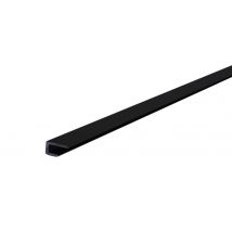 Profil De Finition Pour Panneau Composite 3 Mm X 1,22 Ml Noir