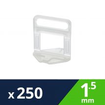 Croisillons Autonivelants À Cales Pour Carrelage Ep.1,5 Mm - Levelit (sachet De 250)