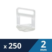 Croisillons Autonivelants À Cales Pour Carrelage Ep.2 Mm - Levelit (sachet De 250) - Tecnomat