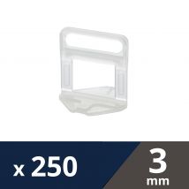 Croisillons Autonivelants À Cales Pour Carrelage Ep.3 Mm - Levelit (sachet De 250)