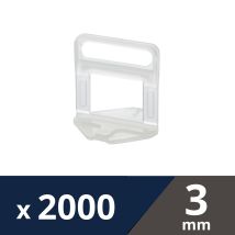 Croisillons Autonivelants À Cales Pour Carrelage Ep.3 Mm - Levelit (boîte De 2000)