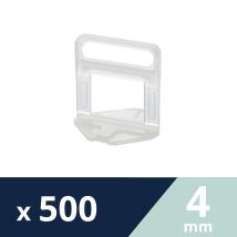 Croisillons Autonivelants À Cales Pour Carrelage Ep.4 Mm - Levelit (sachet De 500) - Tecnomat