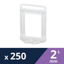 Croisillons Autonivelants À Cales Pour Carrelage Ep.2 Mm Xl - Levelit (sachet De 250) - Tecnomat