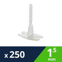 250 Croisillons À Vis Helix Clips 1.5mm - Levelit - Tecnomat