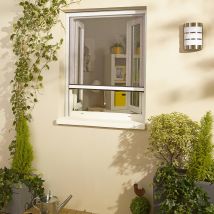 Moustiquaire Enroulable Aluminium Blanc Pour Fenêtre H160 X L160 Cm Recoupable