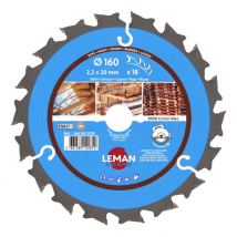 Lame De Scie Circulaire Carbure Diam.160 Mm - Leman