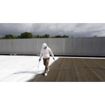Peinture Extérieure Toiture Blanc Anti-chaleur Réflective 17 L - Algimouss Algicoolroof