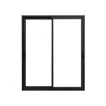 Baie Coulissante Aluminium H 215 X L 240 Cm À Rupture De Pont Thermique 3 Points Grise Texturée - Tecnomat