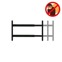 Grille De Défense Extensible 2 Barreaux 48-90 Cm - Afbat