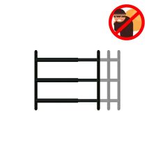 Grille De Défense Extensible 3 Barreaux 90-170 Cm - Afbat