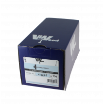 Vis Bardage Autoperceuse Inox A2 Joint Epdm Diam. 4,5 X 45 Mm Boîte De 200 - Viswood