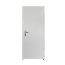 Porte De Service En Acier Pleine Galva 204.5x79 Cm Réversible