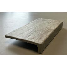 Margelle De Piscine Effet Pierre Viellie Avec Retombée L.15 X L.30 Cm - Unika Ferro Grip