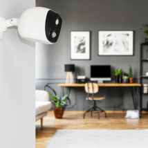 Caméra De Surveillance Factice À Piles Extérieur - Sedea