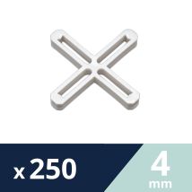 250 Croisillons A Sceller 4 Mm - Levelit