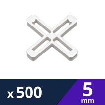 500 Croisillons A Sceller 5 Mm - Levelit - Tecnomat