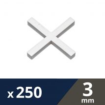 250 Croisillons A Sceller 3 Mm - Levelit