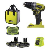 Perceuse Visseuse À Percussion Sans Fil 18v 2x2ah - Ryobi - R18pd2-220sa31