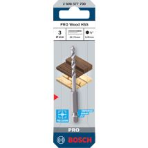 Mèche À Bois Diam.3 Mm L.74 Mm - Bosch