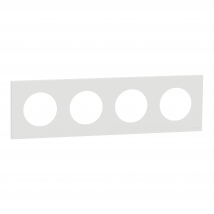 Plaque 4 Postes Odace - Schneider Electric