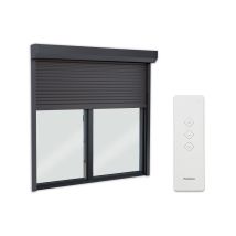 Volet Roulant Radio En Aluminium Gris Anthracite H215xl180cm