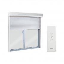 Volet Roulant Radio En Aluminium Blanc H215xl240cm