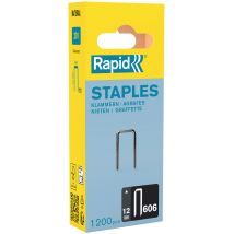 Boite De 600 Agrafes N°606 L.12 Mm Galva - Rapid - Bricoman