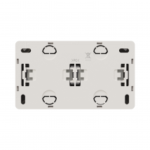 Double Prise De Courant 2p+t Précablée En Saillie Palma