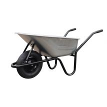 Brouette Renovation 100l Coffre Galvanise Roue Gonflable