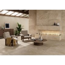 Carrelage Sol Intérieur Effet Pierre L.60x L.120cm - Paiva Beige 1.43m²