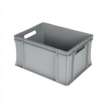 Bac De Manutention Euronorm 20 L 40 X 30 X H.22 Cm Parois Pleines - Tecnomat