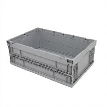 Bac De Manutention Euronorm 40 L 59,4 X 39,6 X H.21,4 Cm Parois Pleines Pliables
