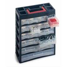Casier À Vis Plastique Transportable 17 Compartiments Amovibles - Terry