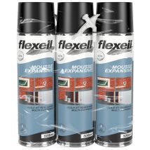 Mousse Expansive Polyuréthane Universelle Lmdi Manuelle 500 Ml - Flexell (lot De 3) - Tecnomat