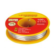 Etain 97% Diam.3mm Sans Âme Décapante 100g - Rothenberger Industrial