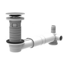 Tubulure Extra Plate Lavabo Avec Bonde Universelle 100 Mm Tbxp - Valentin