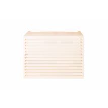 Cache Climatiseur Extérieur Aluminium Crème 90 X 70 Cm - Devaux