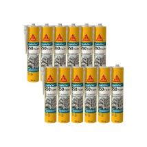 Lot De 12 Mastics Haute Performance Sika Sikahyflex 250 Façade - Blanc - 300ml - Bricoman