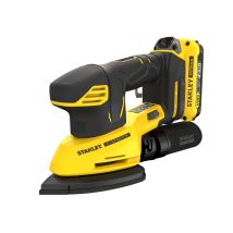 Ponceuse De Finition 12000trs/min Sans Fil 18v Stanley Fatmax Gamme V20 Avec 1 Batterie 2ah, 1 Chargeur 2a, En Sac Souple De Transport - Tecnomat