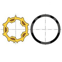Somfy 9001465 | Roue + Couronne Moteur Diam.50 - Tube Zf54 (à L'Unité) - Bricoman