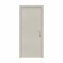 Bloc-porte Pose Fin De Chantier Collection Premium Miro, H.204 X L.83 Cm, Aspect Textile Opale, Réversible - Bricoman