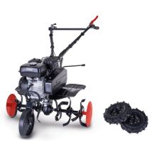 Scheppach Motobineuse À Essence Mtp750 - 4,2 Kw / 5,7 Ps - Moteur 4 Temps - 24 Couteaux - Largeur De Travail 750 Mm - Profondeur De Travail 310 Mm - 