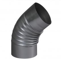 Coude 45° Aluminié Plissé Ø139 - 374139 - Ten - Bricoman