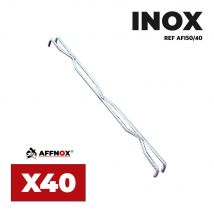 Boîtes De 40 Agrafes Affnox En Inox De 50 Cm – Maçonnerie / Façade Pour Fissures Murales - Tous Types De Mur - Bricoman
