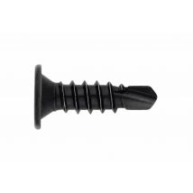 Boite De 500 - Vis Autoperceuse - Tête Extra Plate - Empreinte Ph - Zinguée Noire 4,2 X 23 - Bricoman